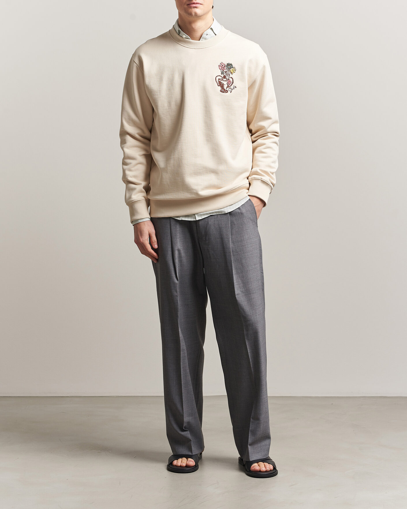 Homme | Pulls Et Tricots | Drôle de Monsieur | Vase Havana Sweatshirt Sand