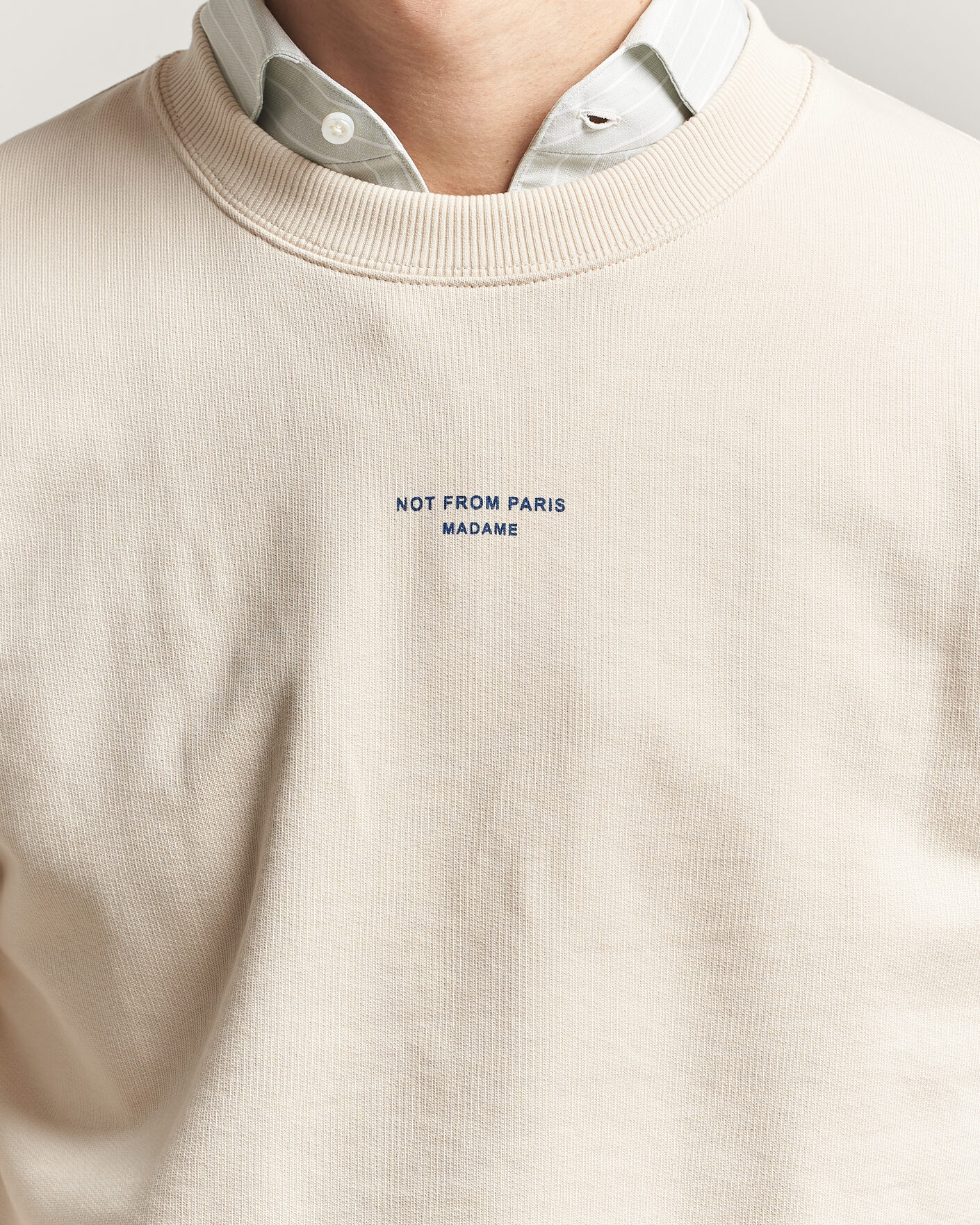 Homme | Pulls Et Tricots | Drôle de Monsieur | Classic Slogan Sweatshirt Sand