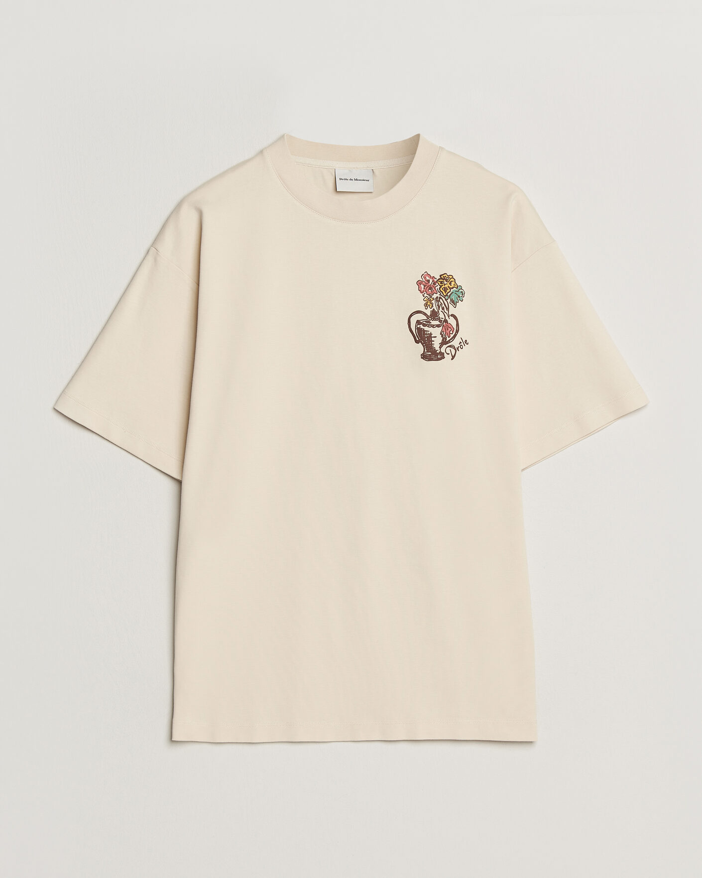 Homme | T-shirts | Drôle de Monsieur | Vase Havana T-Shirt Sand