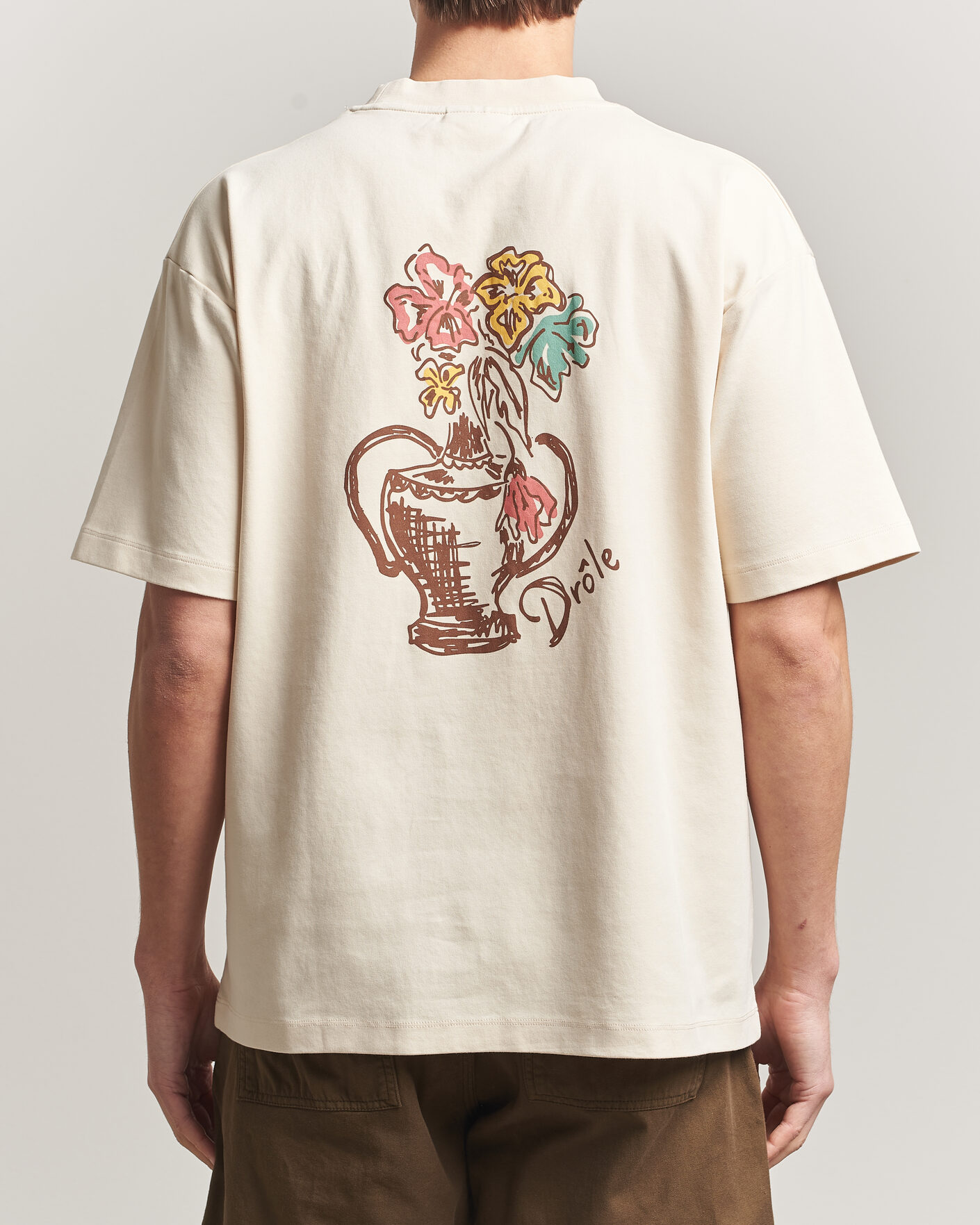 Homme | T-shirts | Drôle de Monsieur | Vase Havana T-Shirt Sand