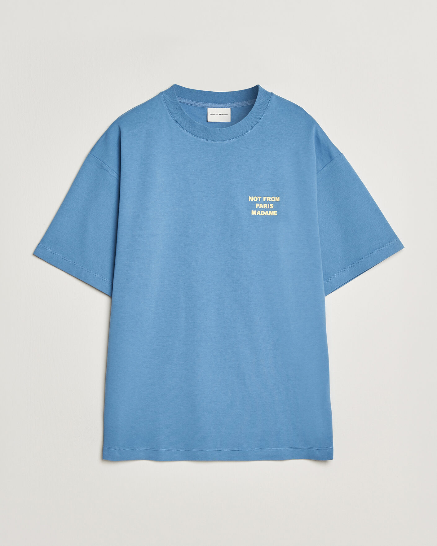 Homme | T-shirts | Drôle de Monsieur | Slogan T-Shirt Atlantic Blue