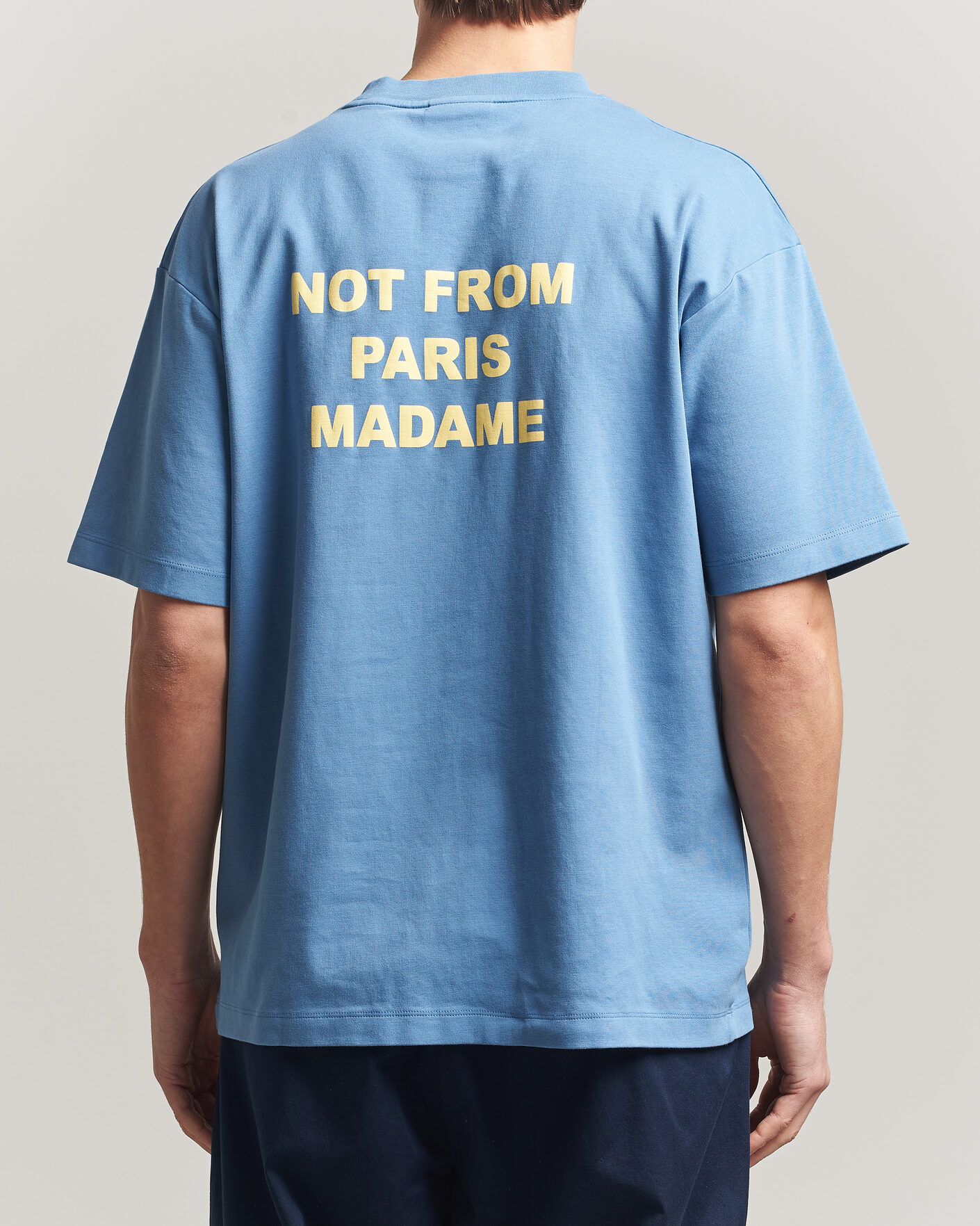 Homme | T-shirts | Drôle de Monsieur | Slogan T-Shirt Atlantic Blue