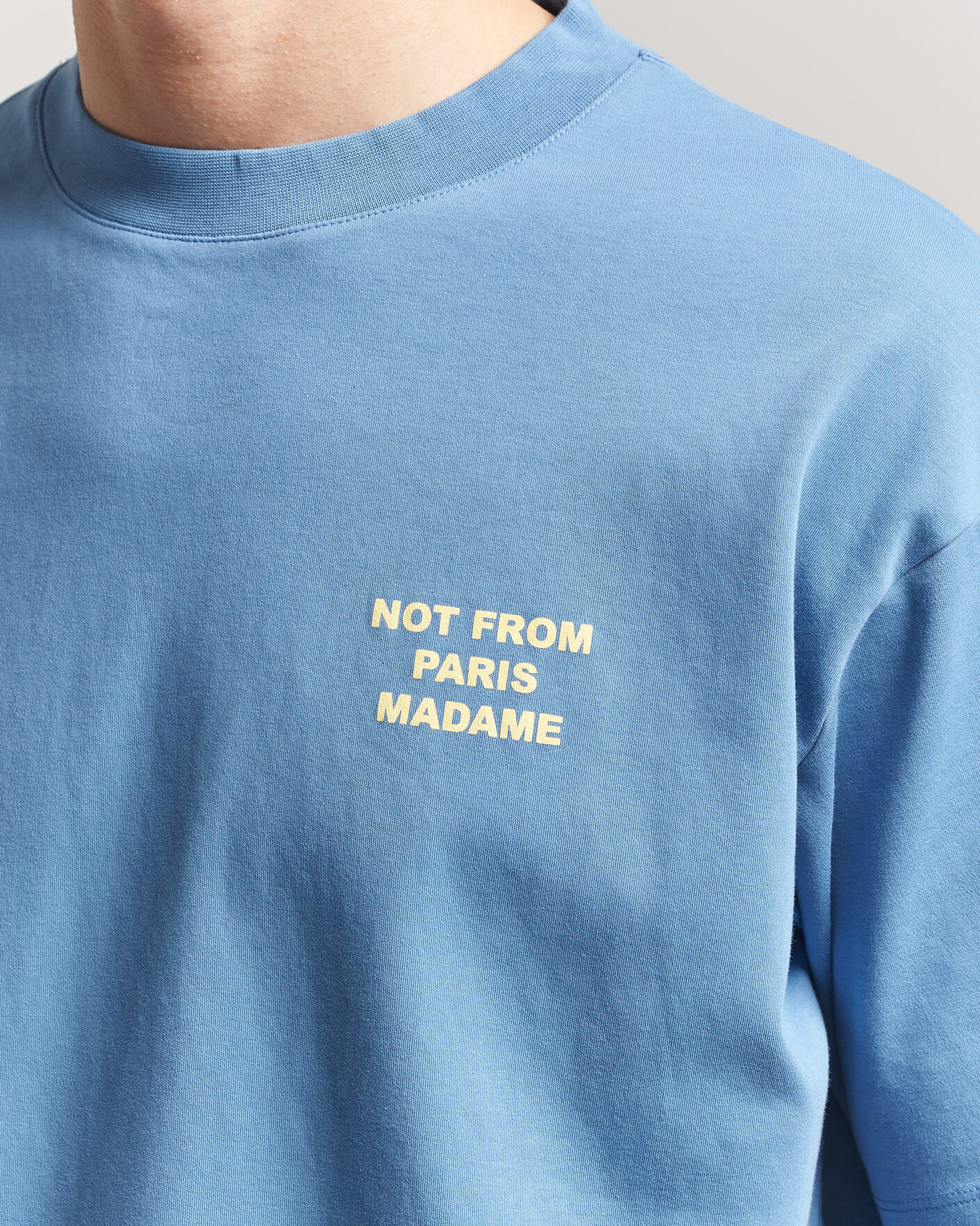 Homme | T-shirts | Drôle de Monsieur | Slogan T-Shirt Atlantic Blue