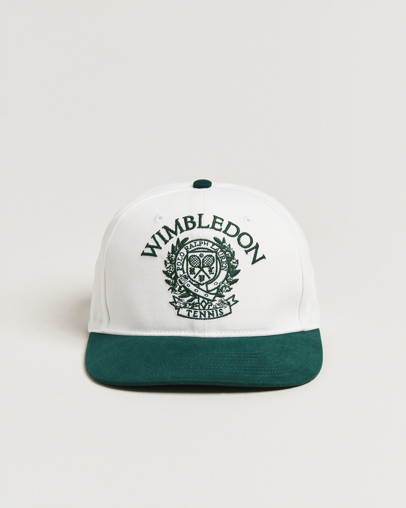 Homme | Bobs Et Casquettes | Polo Ralph Lauren | Wimbledon Cap White/Moss Agate