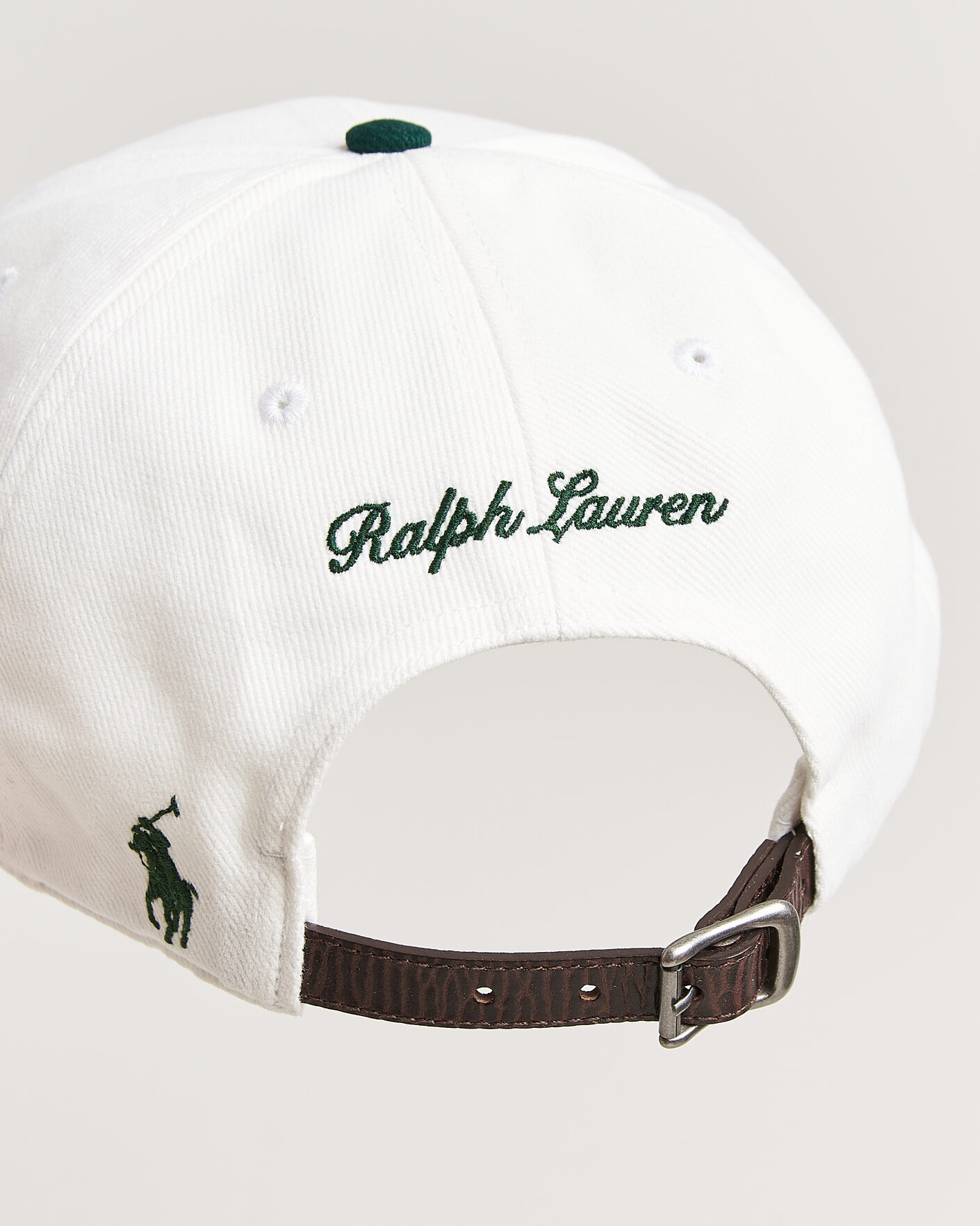 Homme | Bobs Et Casquettes | Polo Ralph Lauren | Wimbledon Cap White/Moss Agate