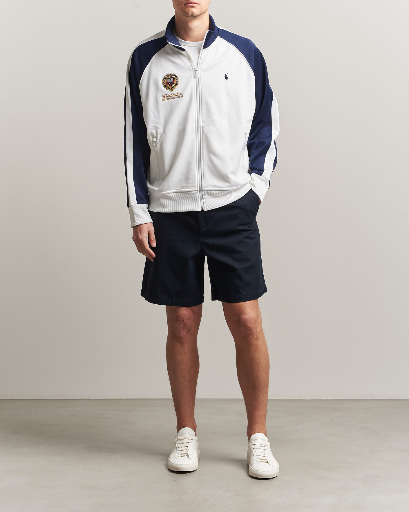 Homme | Pulls Et Tricots | Polo Ralph Lauren | Full Zip Pullover Ceramic White