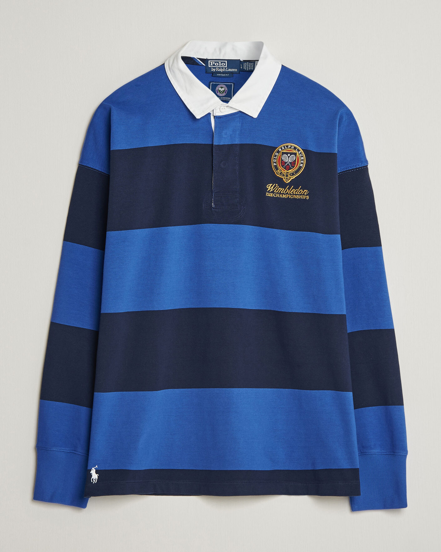 Homme | Pulls Et Tricots | Polo Ralph Lauren | Striped Rugby Pullover Collegiate Blue