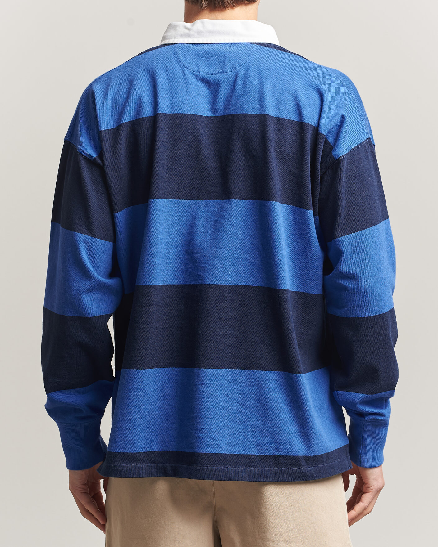Homme | Pulls Et Tricots | Polo Ralph Lauren | Striped Rugby Pullover Collegiate Blue