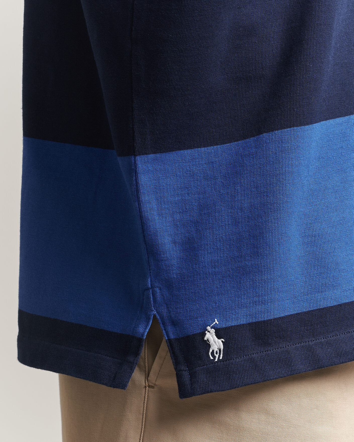 Homme | Pulls Et Tricots | Polo Ralph Lauren | Striped Rugby Pullover Collegiate Blue