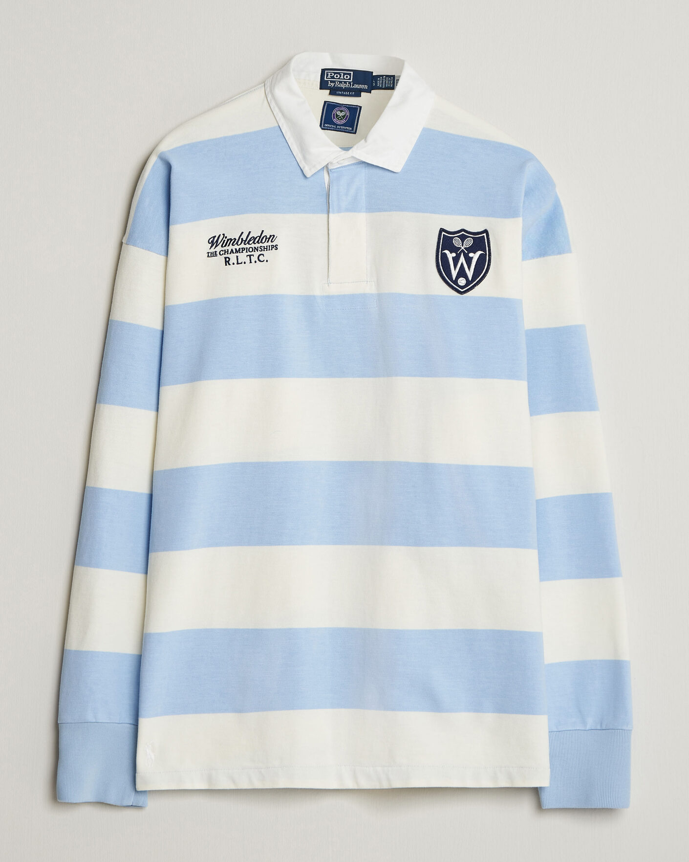 Homme | Pulls Et Tricots | Polo Ralph Lauren | Striped Rugby Pullover Office Blue/Deckwash White