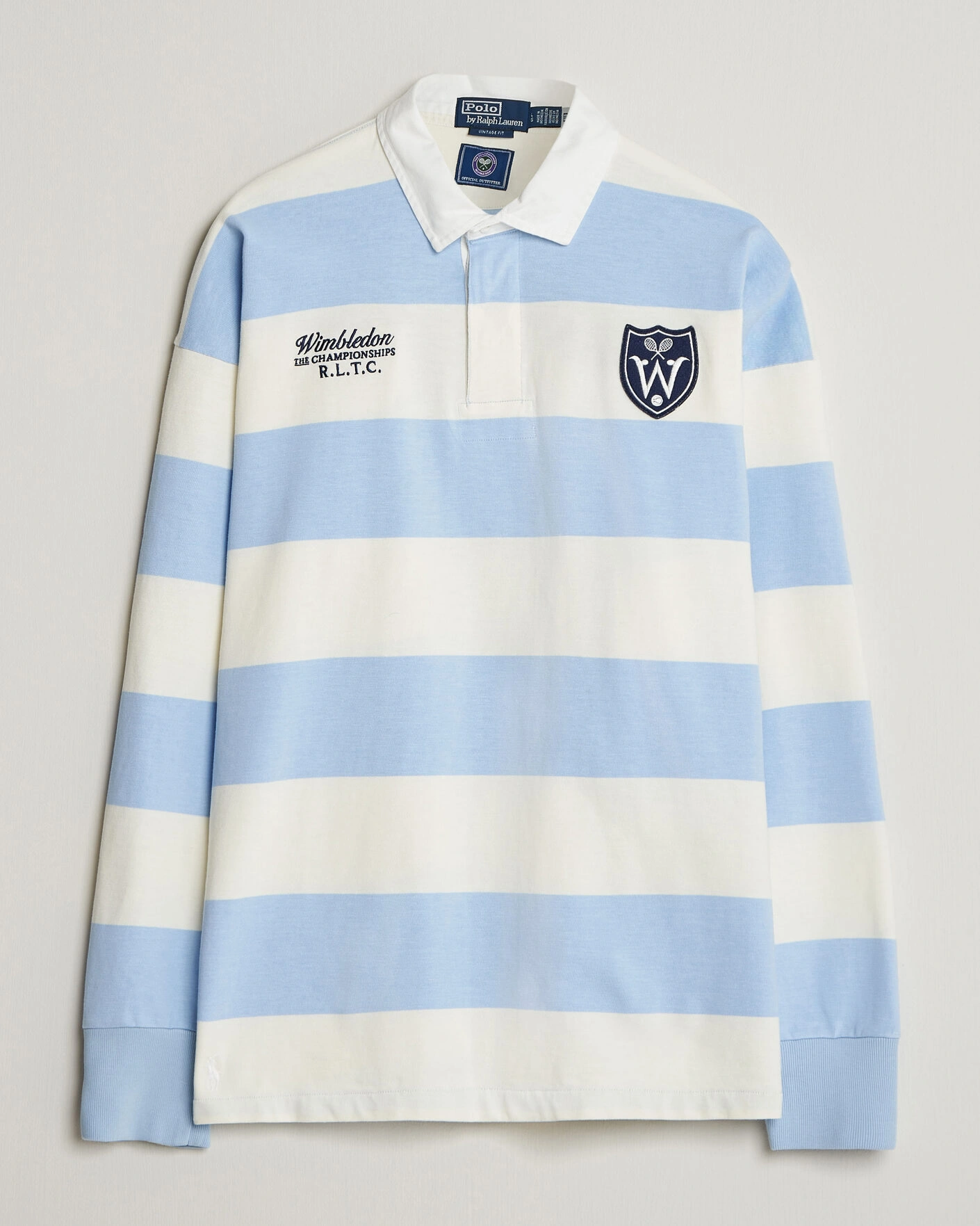 Homme | Pulls Et Tricots | Polo Ralph Lauren | Striped Rugby Pullover Office Blue/Deckwash White