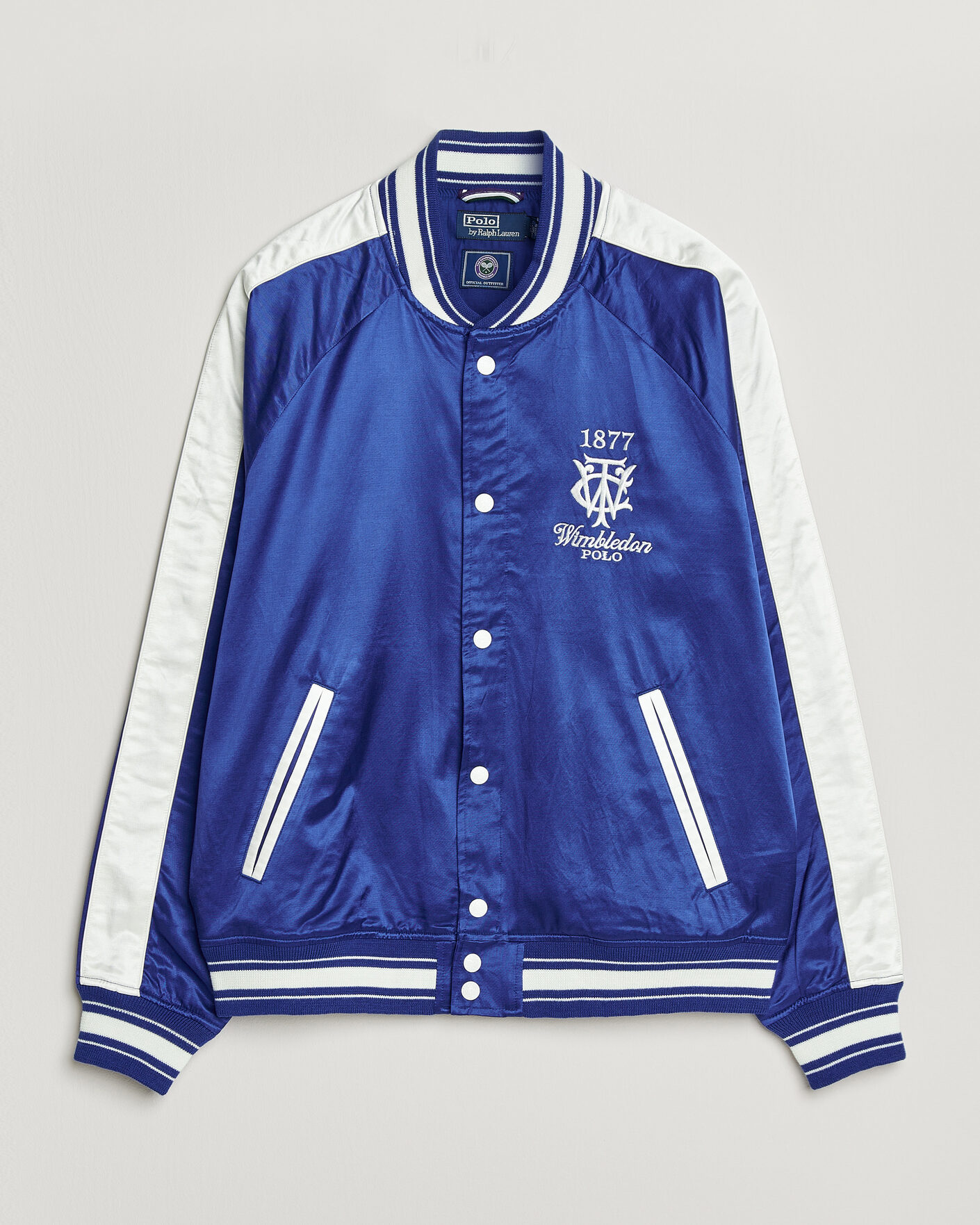 Homme | Manteaux Et Vestes | Polo Ralph Lauren | Championship Bomber Jacket Graphic Royal/White