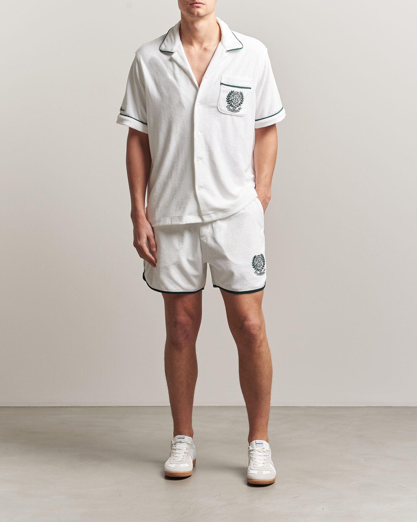 Homme | Chemises | Polo Ralph Lauren | Terry Short Sleeve Shirt White