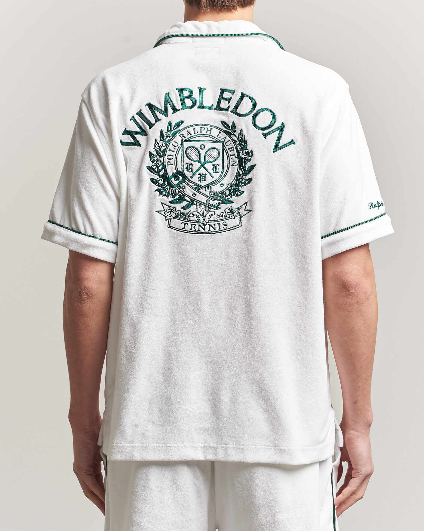 Homme | Chemises | Polo Ralph Lauren | Terry Short Sleeve Shirt White