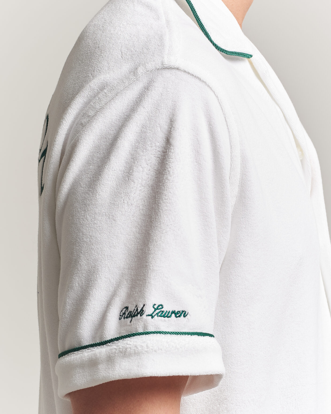 Homme | Chemises | Polo Ralph Lauren | Terry Short Sleeve Shirt White