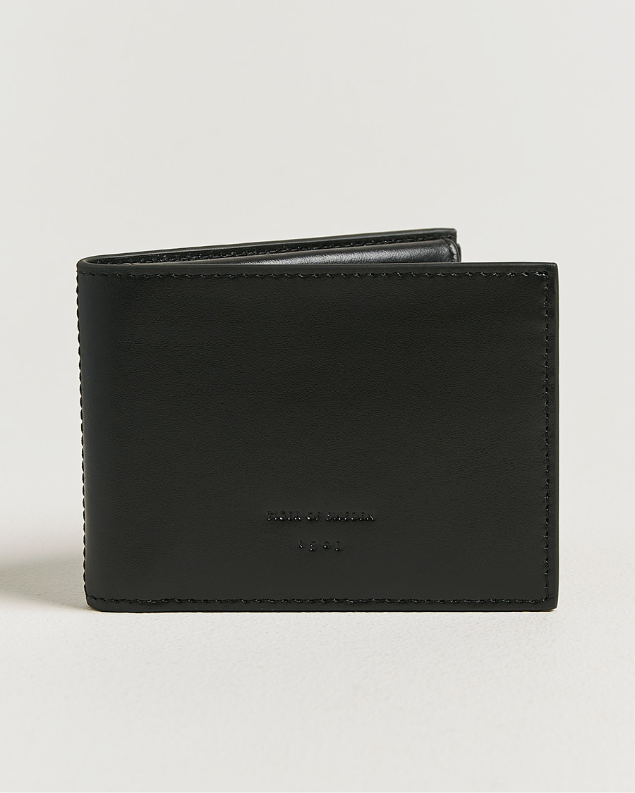 Homme | Portefeuilles | Tiger of Sweden | Denariun Smooth Leather Wallet Black