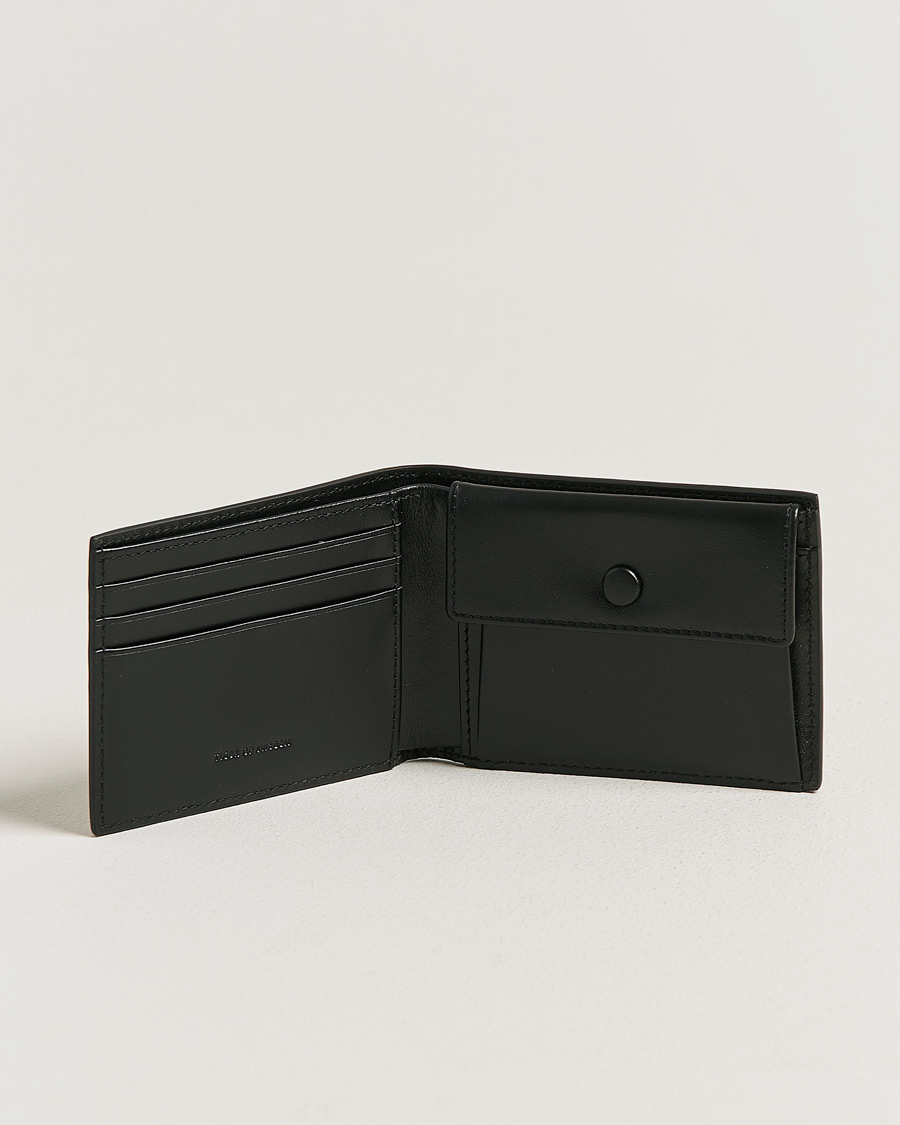 Homme | Portefeuilles | Tiger of Sweden | Denariun Smooth Leather Wallet Black