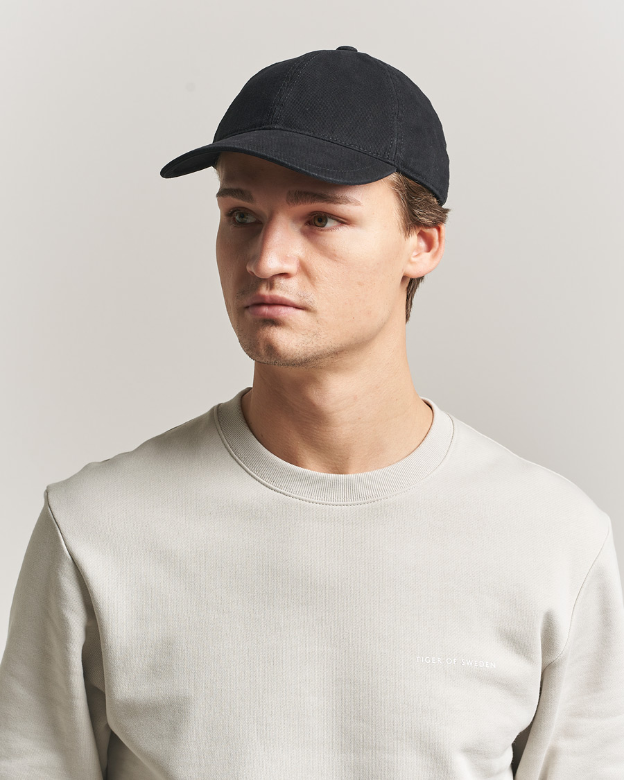 Homme | Bobs Et Casquettes | Tiger of Sweden | Hent Washed Cap Black