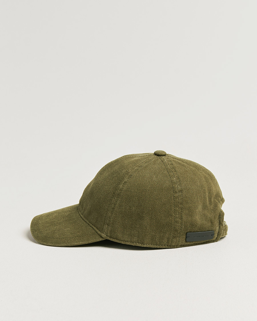 Homme | Bobs Et Casquettes | Tiger of Sweden | Hent Washed Cap Kalamata Green