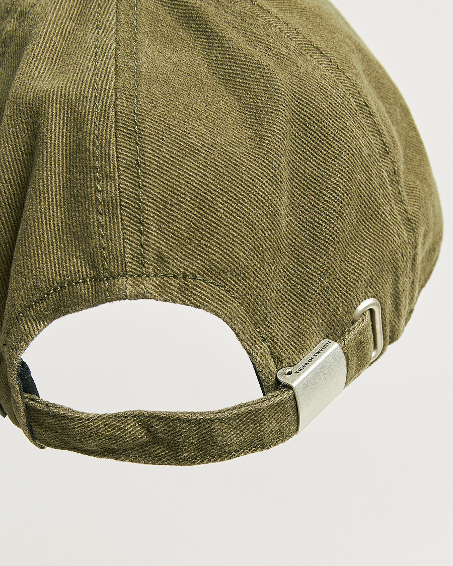 Homme | Bobs Et Casquettes | Tiger of Sweden | Hent Washed Cap Kalamata Green