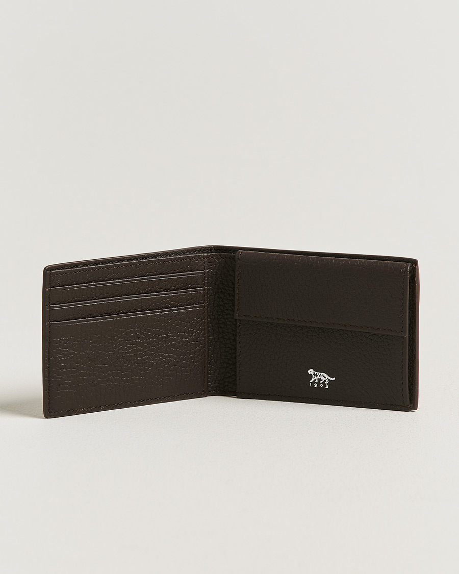 Homme | Portefeuilles | Tiger of Sweden | Wivallius Leather Wallet Dark Brown
