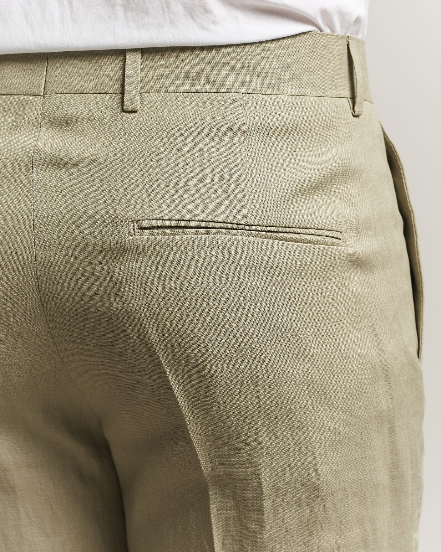 Homme | Pantalons | Tiger of Sweden | Tenuta Linen Suit Trousers Mole
