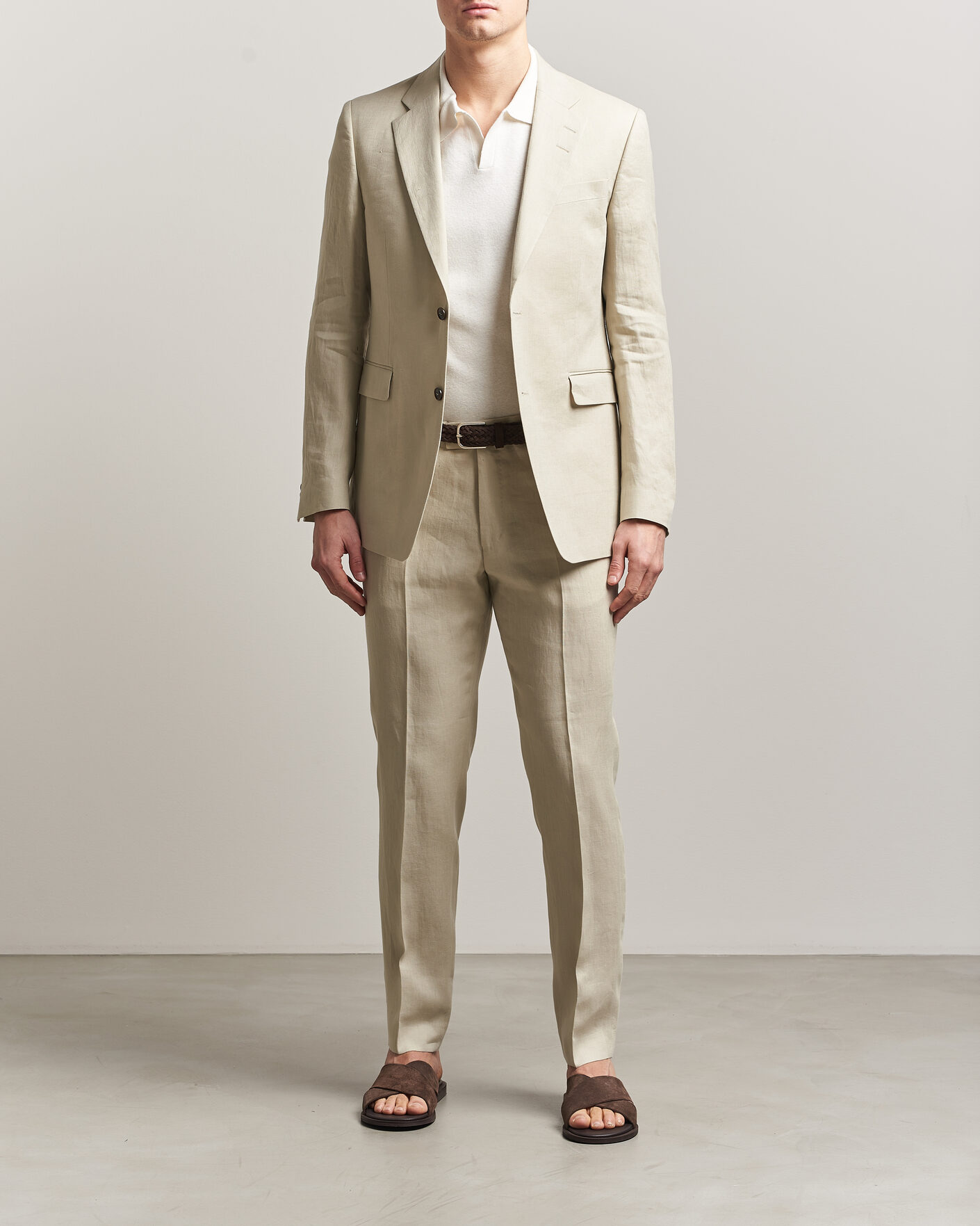 Homme | Blazers | Tiger of Sweden | Justin Linen Suit Blazer Cream Sand