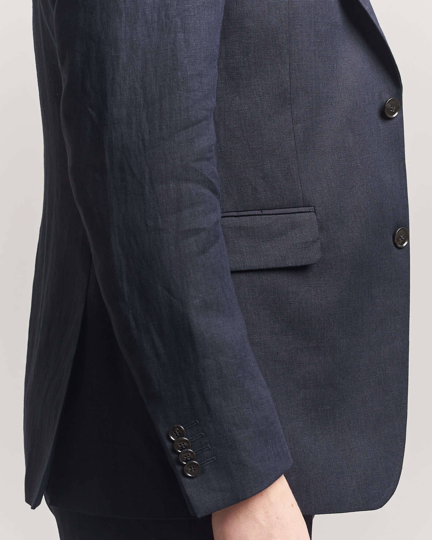 Homme | Blazers | Tiger of Sweden | Justin Linen Suit Blazer Midnight Blue