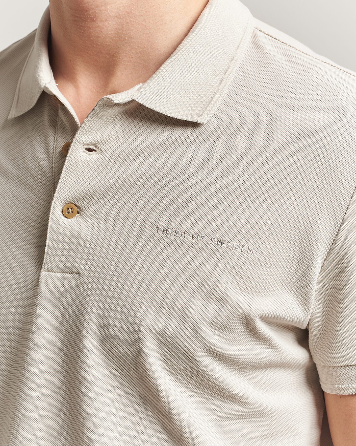 Homme | Polos | Tiger of Sweden | Darios Polo Seline Grey