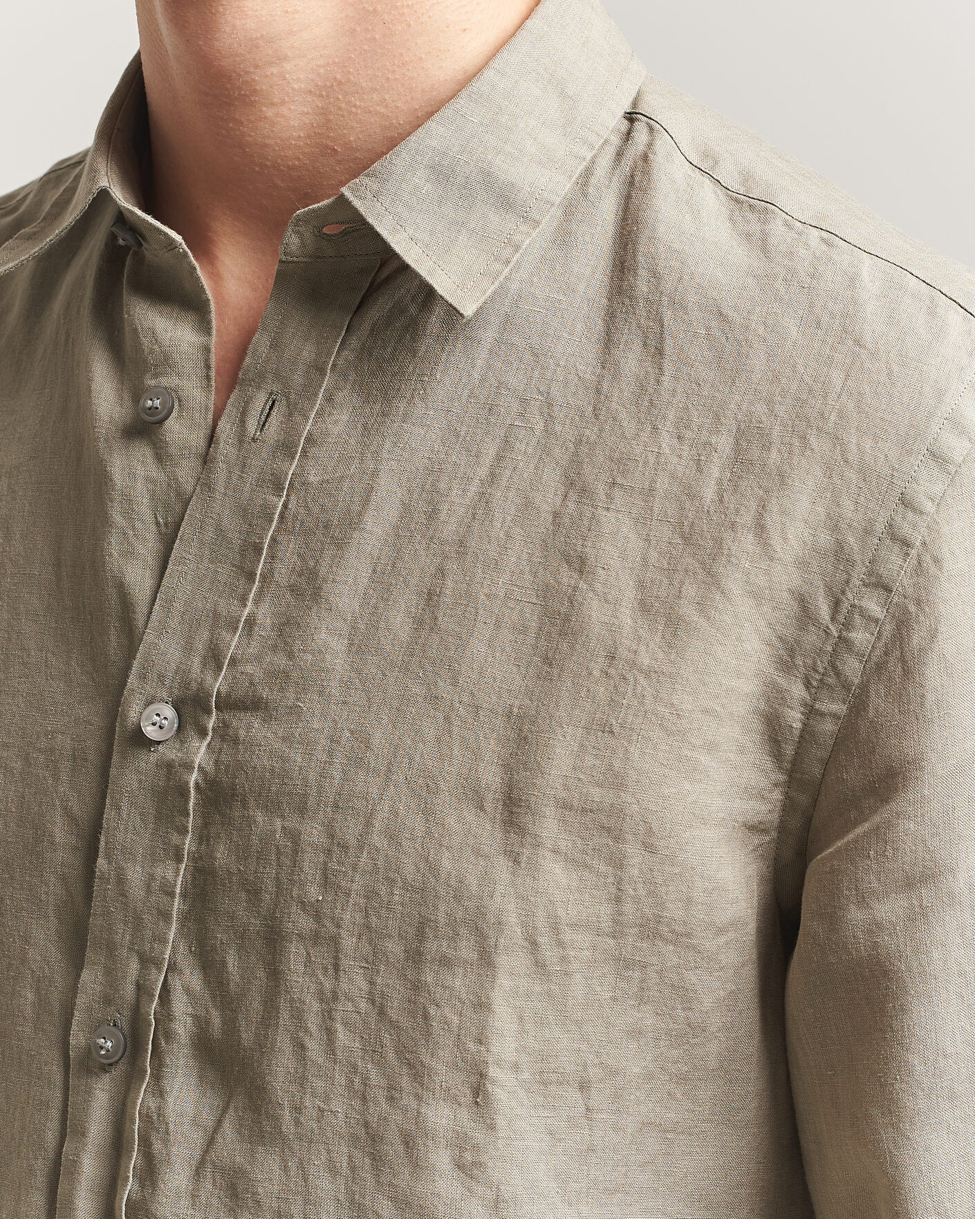 Homme | Chemises | Tiger of Sweden | Spenser Linen Shirt Mole