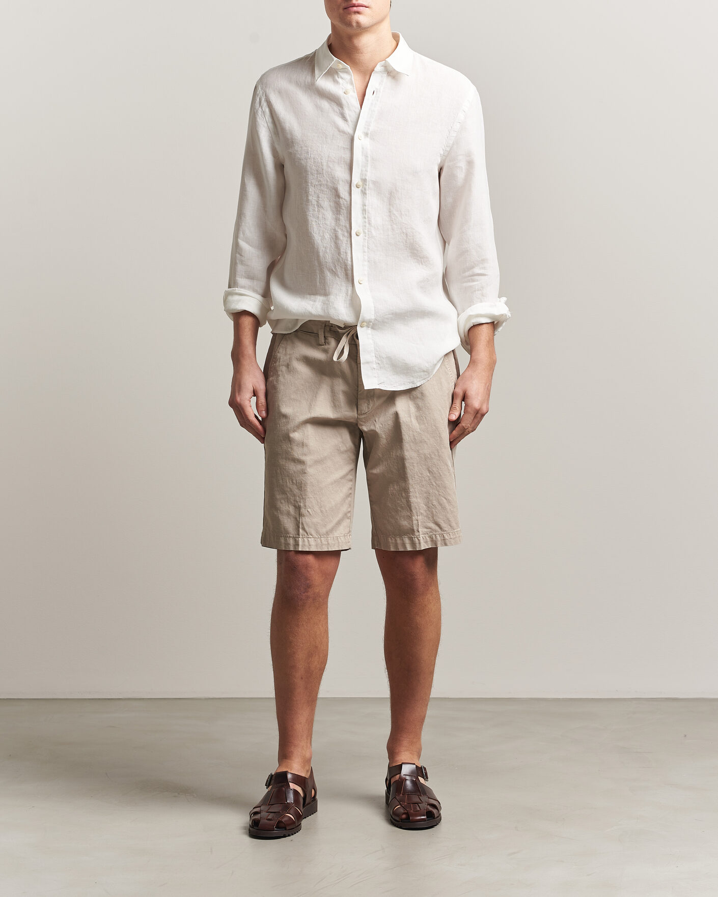 Homme | Chemises | Tiger of Sweden | Spenser Linen Shirt Off White