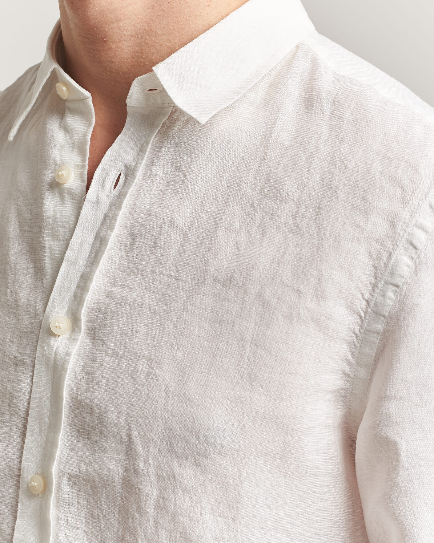 Homme | Chemises | Tiger of Sweden | Spenser Linen Shirt Off White