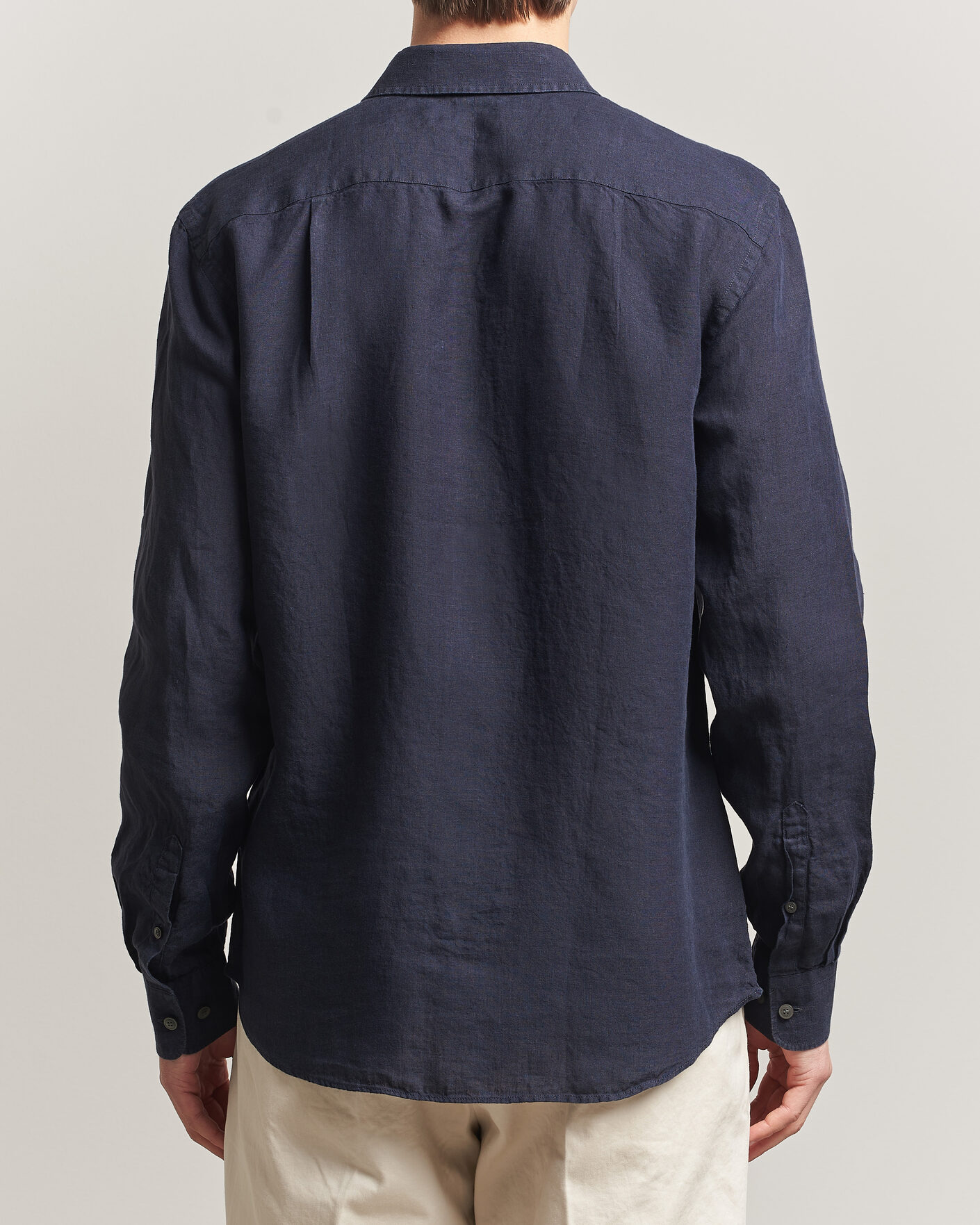 Homme | Chemises | Tiger of Sweden | Spenser Linen Shirt Midnight Blue