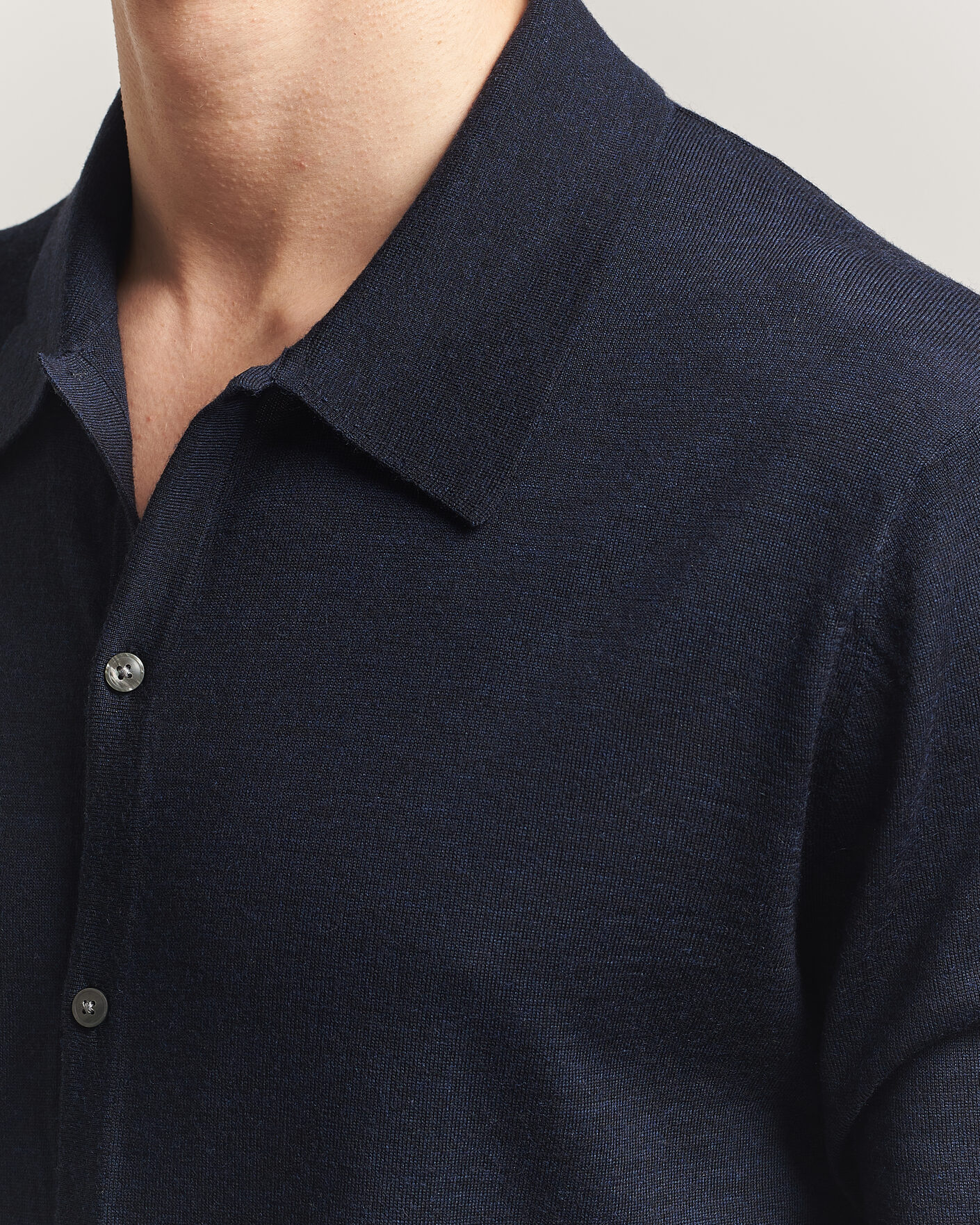 Homme | Pulls Et Tricots | Tiger of Sweden | Verklin Merino Knitted Cardigan Light Ink