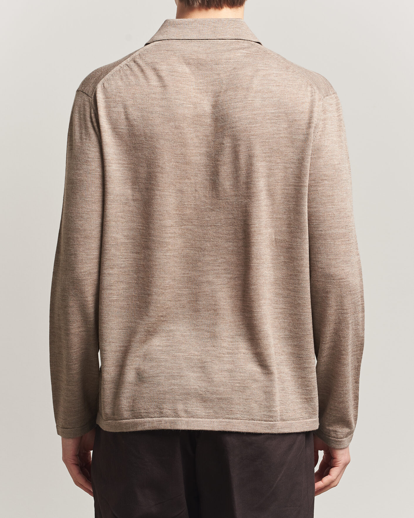 Homme | Pulls Et Tricots | Tiger of Sweden | Verklin Merino Knitted Cardigan Beige Melange