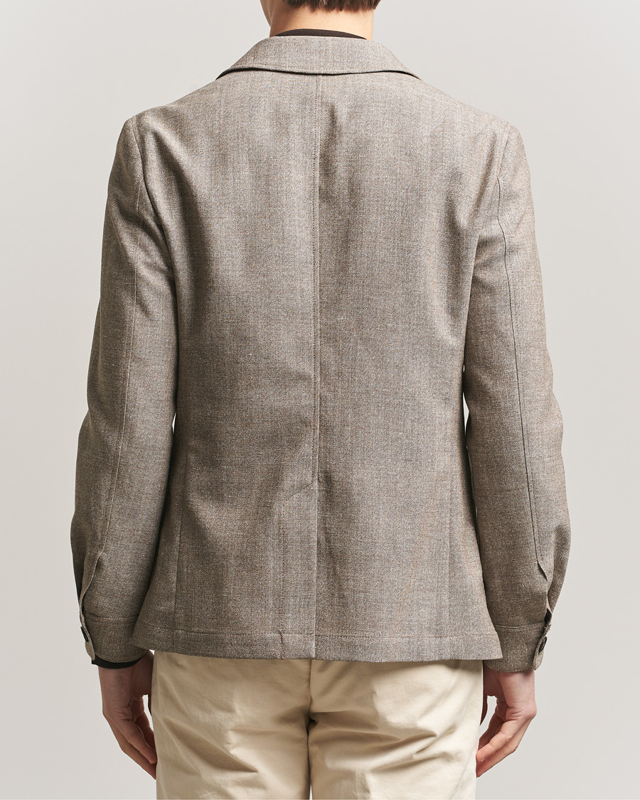 Homme | Blazers | Tiger of Sweden | Harrison Wool/Linen Blazer Sawgrass Brown