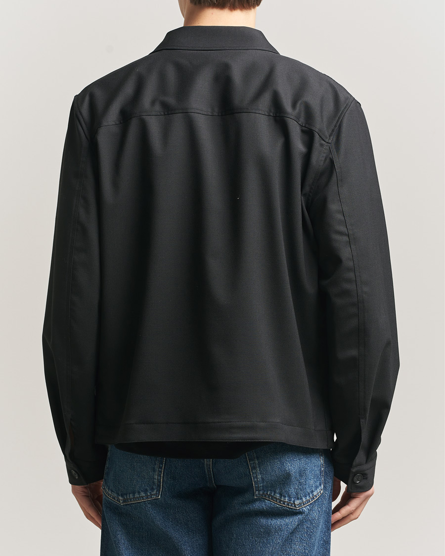 Homme | Chemises | Tiger of Sweden | Barnaby Technical Overshirt Black