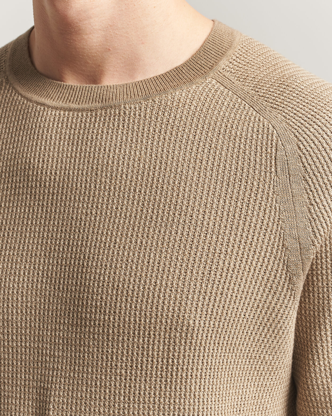 Homme | Pulls Et Tricots | Tiger of Sweden | Martin Knitted Sweater Umber Brown