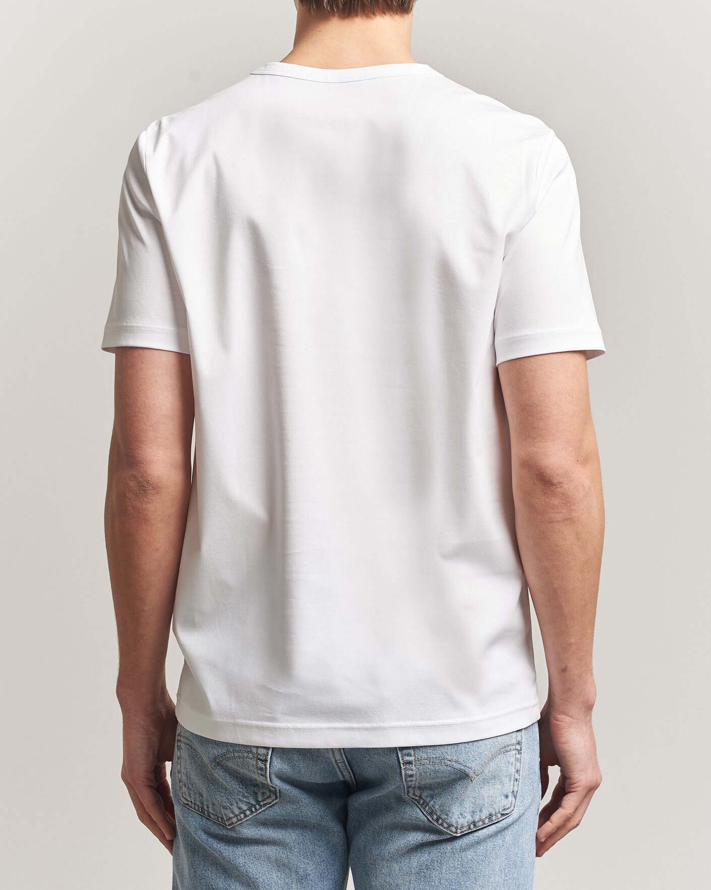 Homme | T-shirts | Tiger of Sweden | Olaf Mercerized Cotton T-Shirt Pure White