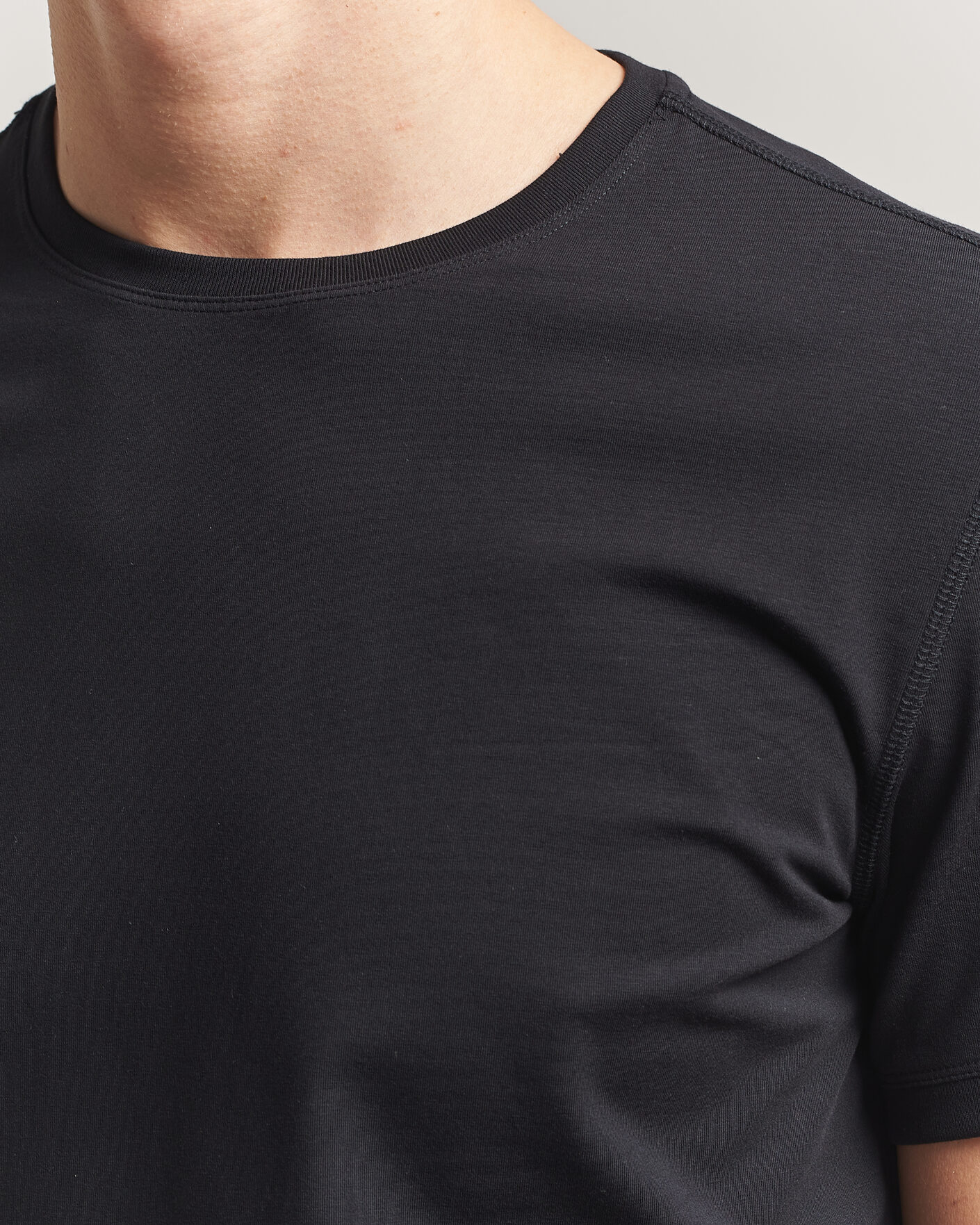 Homme | T-shirts | Tiger of Sweden | Heimdal 2-Pack Crew Neck T-Shirt Black