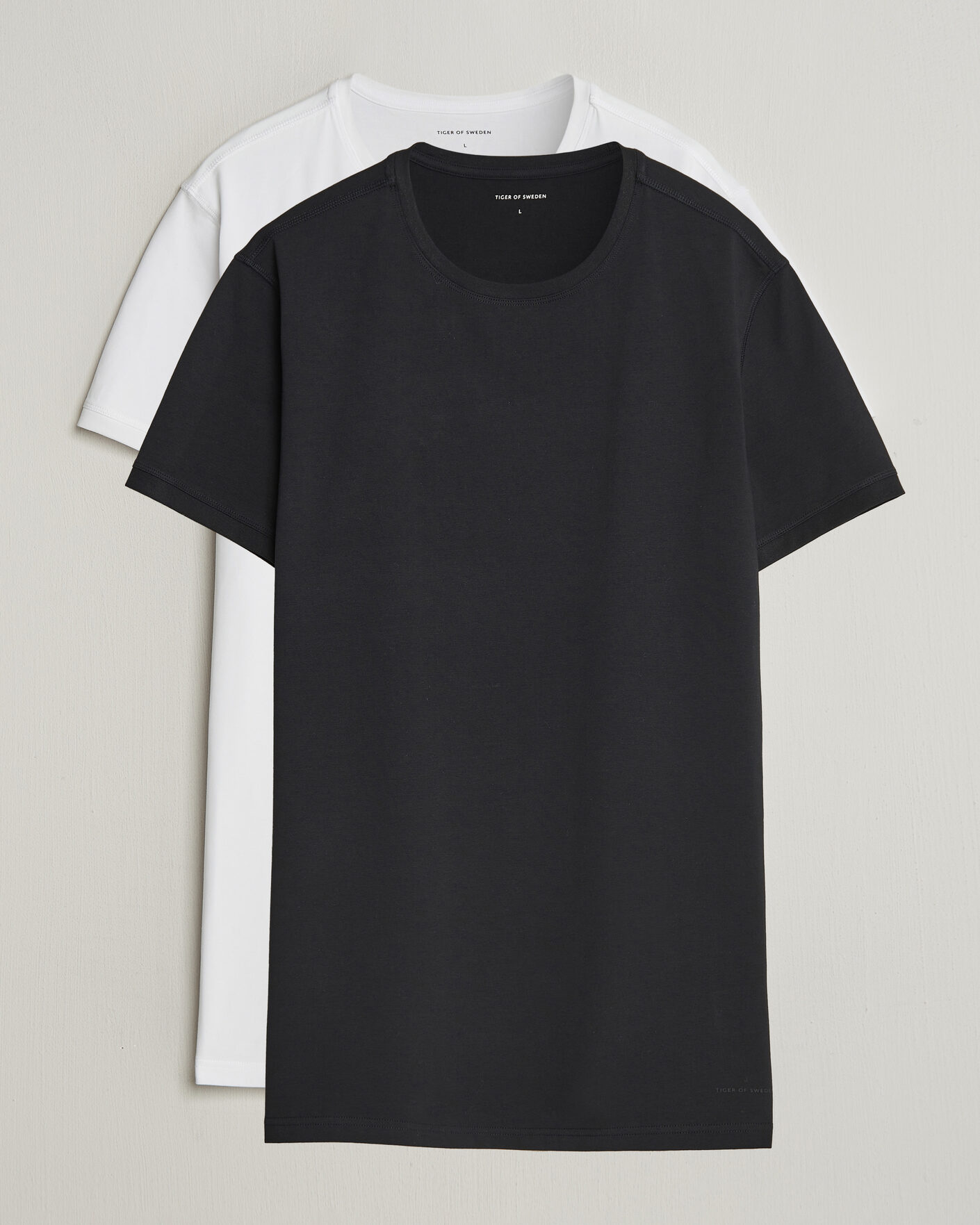 Homme | T-shirts | Tiger of Sweden | Heimdal 2-Pack Crew Neck T-Shirt Pure White