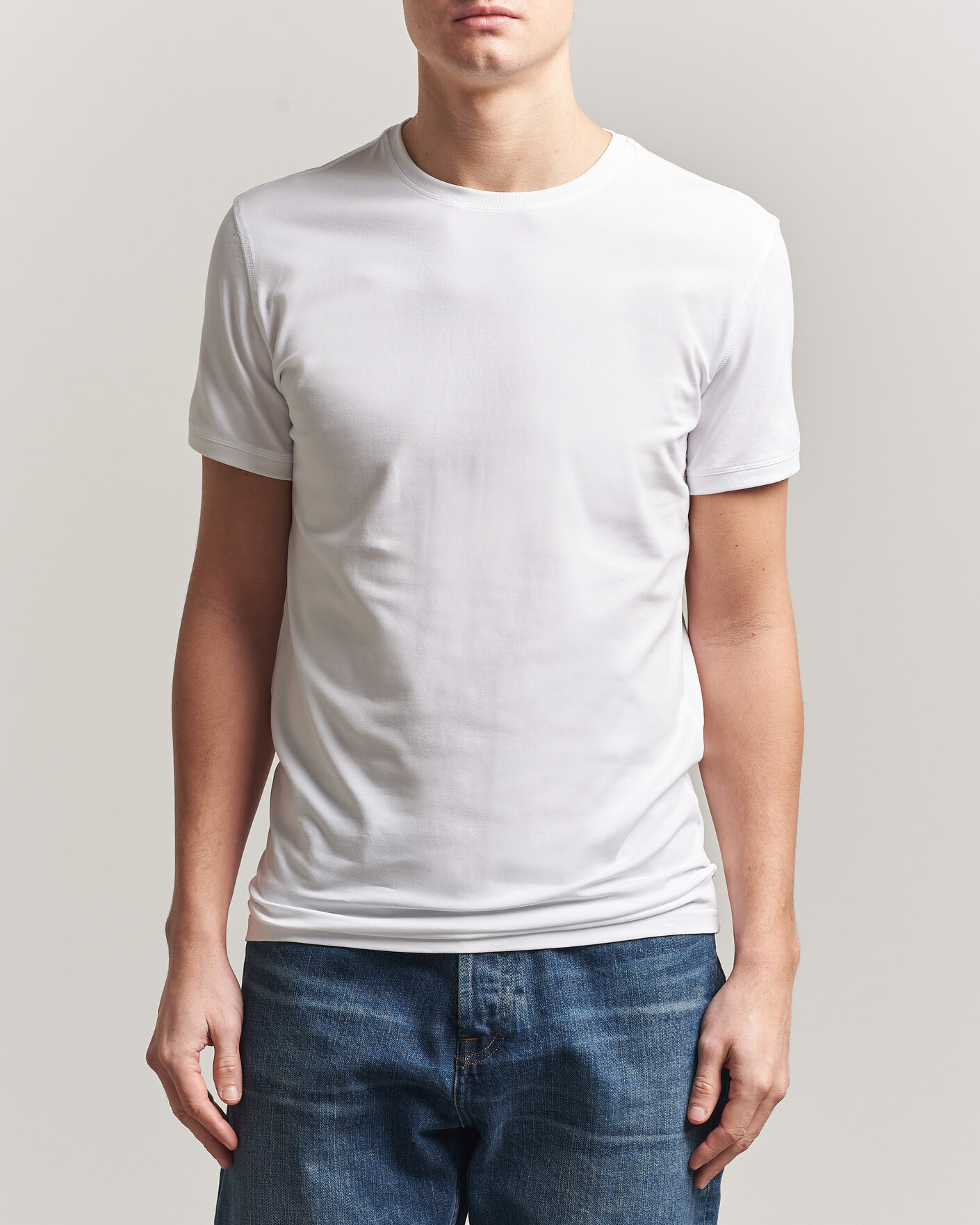 Homme | T-shirts | Tiger of Sweden | Heimdal 2-Pack Crew Neck T-Shirt Pure White