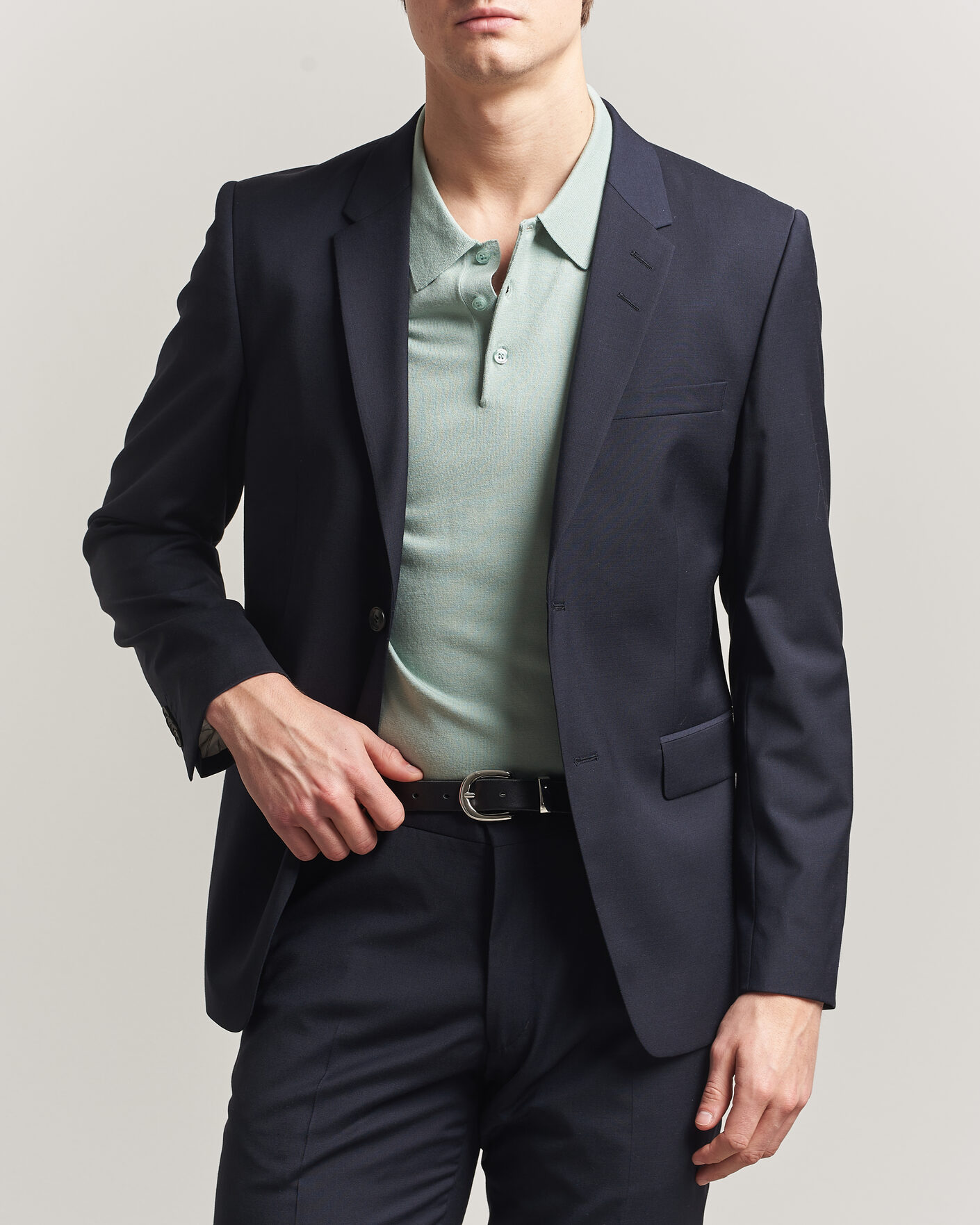 Homme | Blazers | Tiger of Sweden | Jamie Wool Travel Suit Blazer Dark Ink