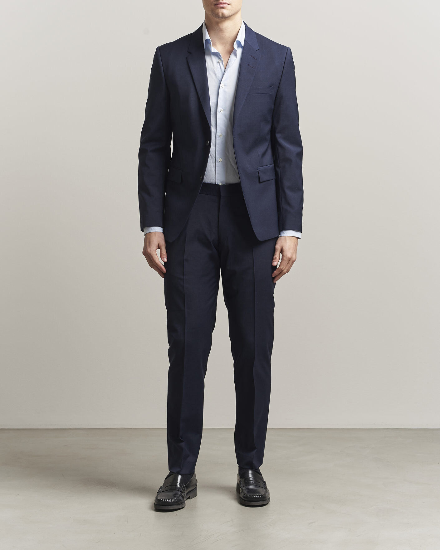 Homme | Blazers | Tiger of Sweden | Jamie Wool Travel Suit Blazer Royal Blue