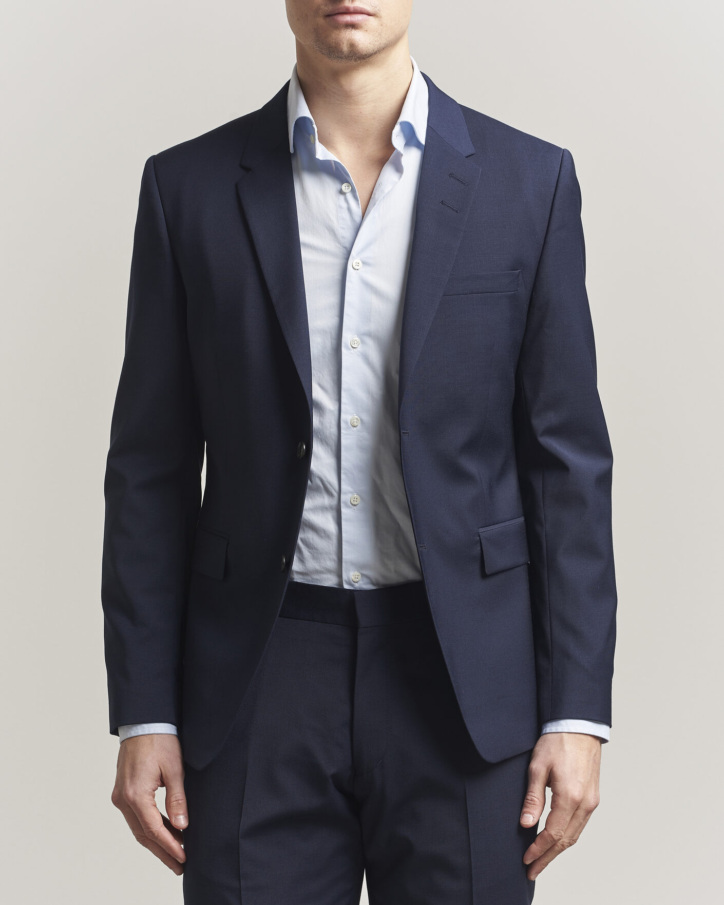 Homme | Blazers | Tiger of Sweden | Jamie Wool Travel Suit Blazer Royal Blue