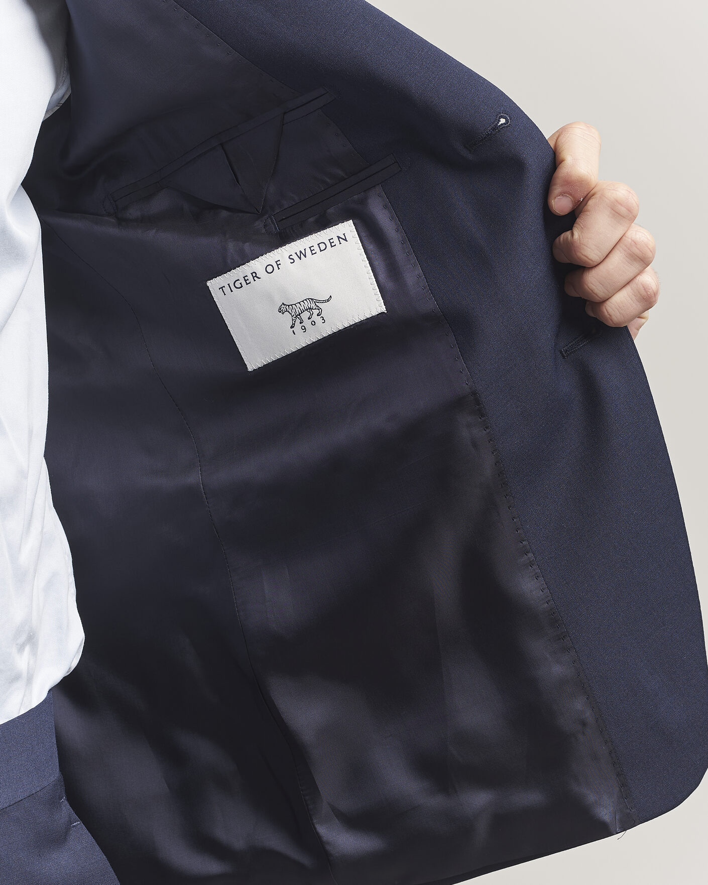 Homme | Blazers | Tiger of Sweden | Jamie Wool Travel Suit Blazer Royal Blue