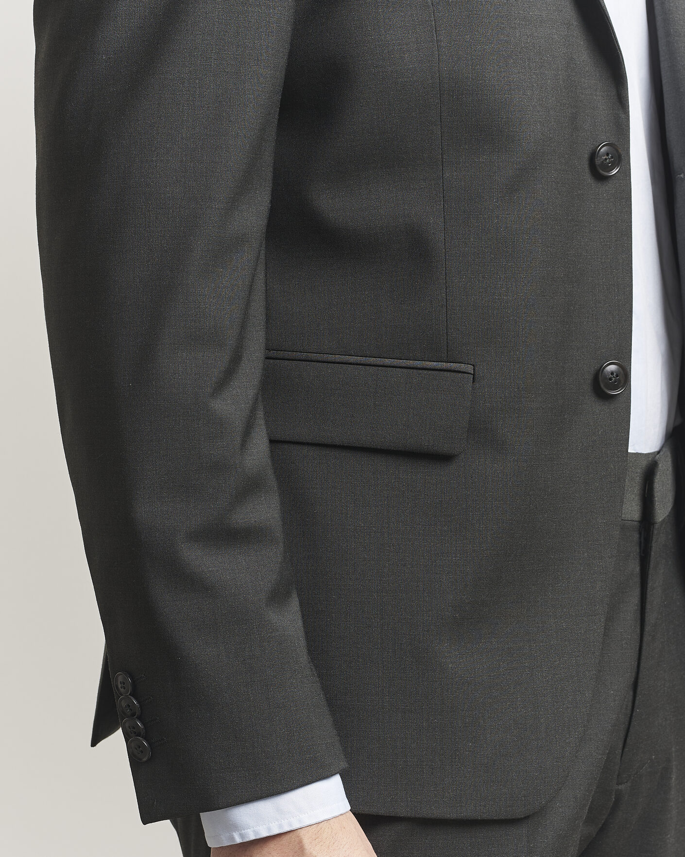 Homme | Blazers | Tiger of Sweden | Jamie Wool Travel Suit Blazer Olive Extreme