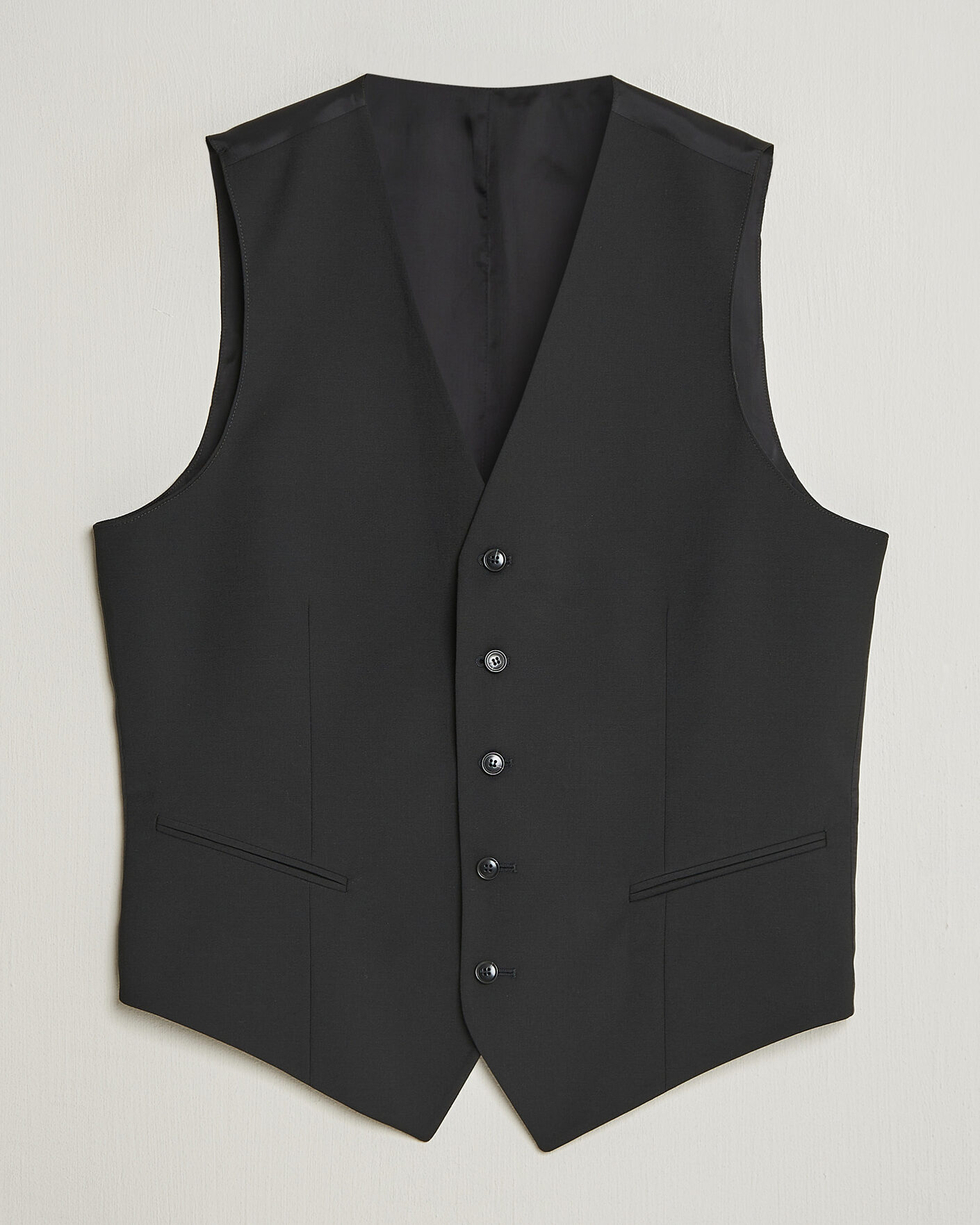 Homme | Gilets | Tiger of Sweden | Winston Wool Travel Waistcoat Black