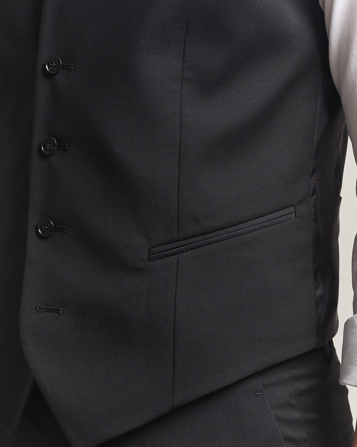 Homme | Gilets | Tiger of Sweden | Winston Wool Travel Waistcoat Black