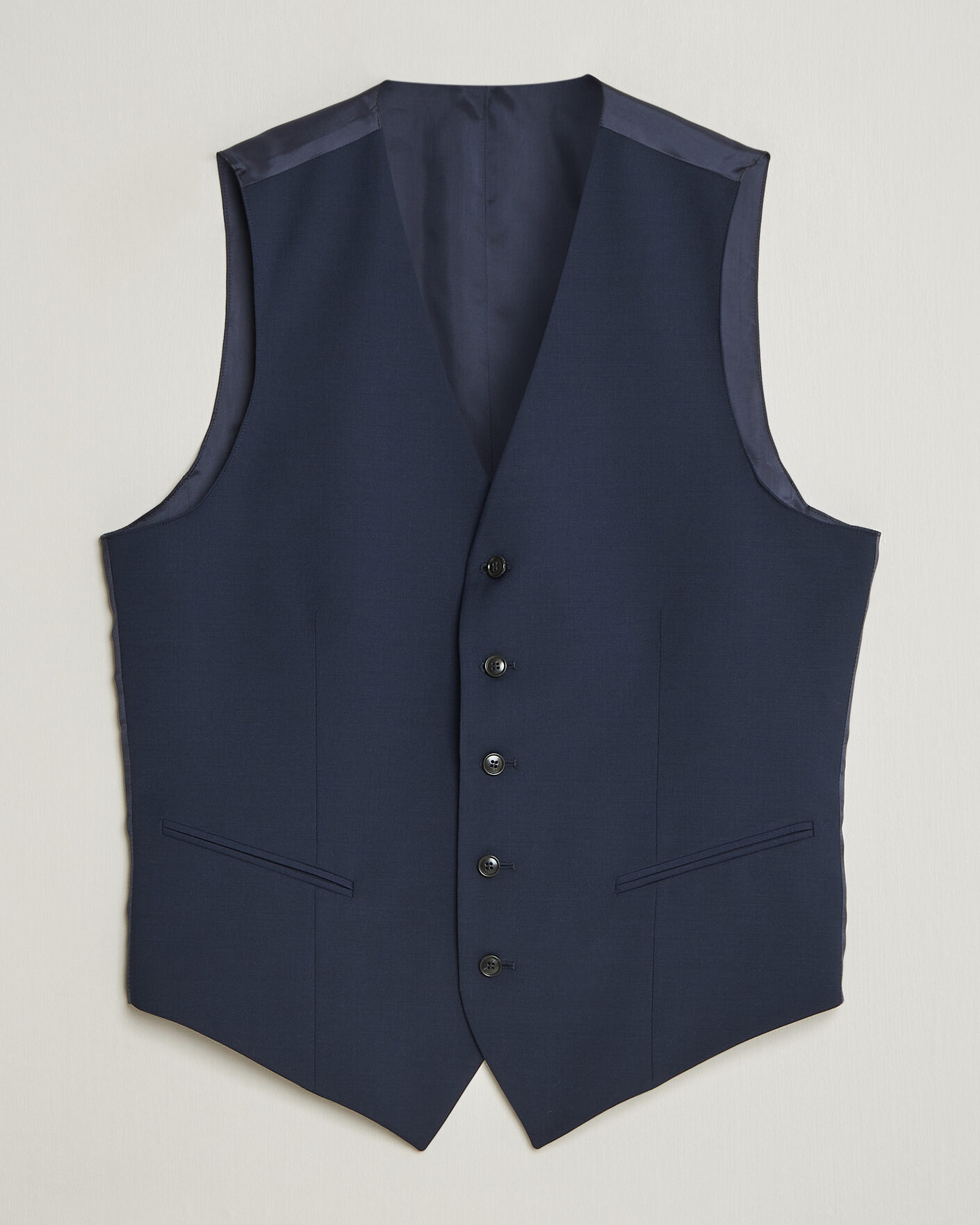 Homme | Gilets | Tiger of Sweden | Winston Wool Travel Waistcoat Royal Blue